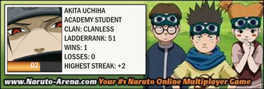 AKITA UCHIHA My Playcard
